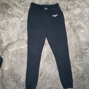 Balmain Kids Charcoal Sweatpants
